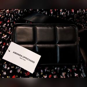 UPRICHARD - New Amanda Uprichard Black Adjustable Gold Hardware Purse